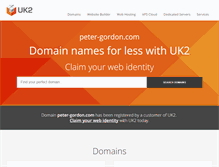 Tablet Screenshot of peter-gordon.com